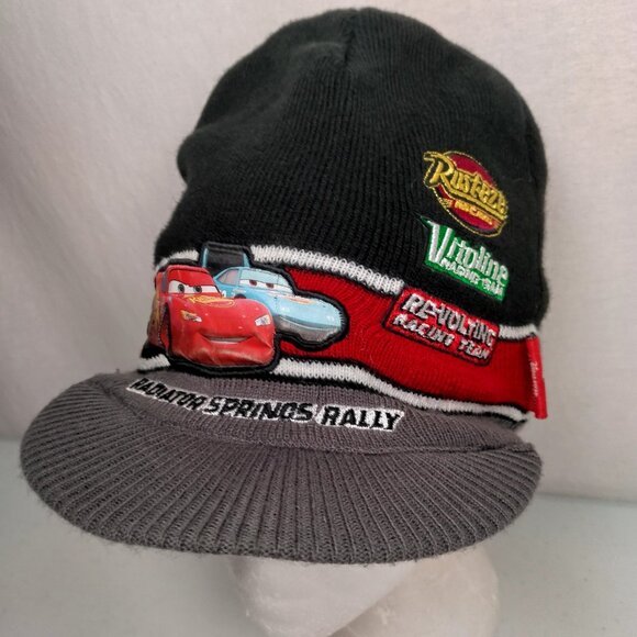Disney Pixar Cars Beanie Hat Knit Cap Kids 4-16 Radiator Springs Rally Movie - Picture 9 of 16